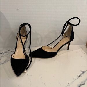 Nine West Black Ankle Strap Heels